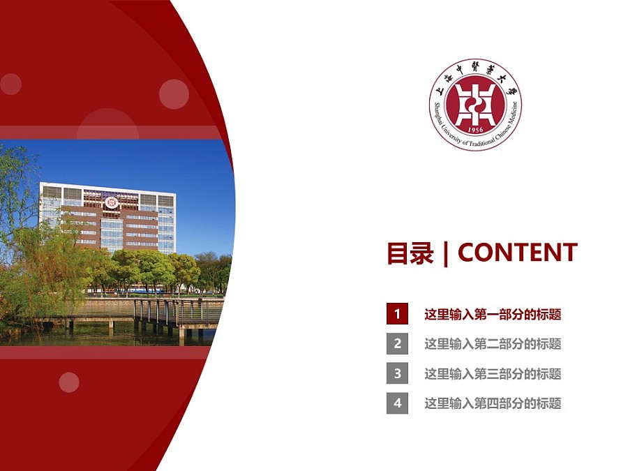 上海中医药大学PPT模板下载_幻灯片预览图3