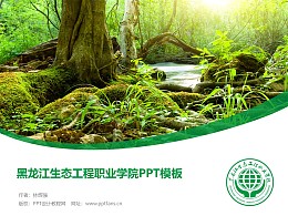黑龙江生态工程职业学院PPT模板下载