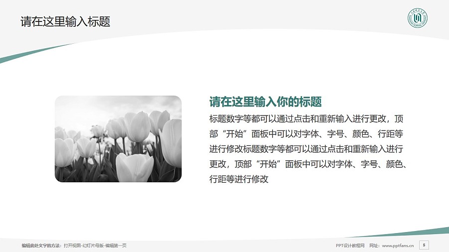 上海師范大學PPT模板下載_幻燈片預覽圖5