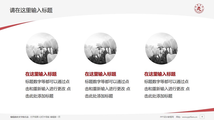 台湾南华大学PPT模板下载_幻灯片预览图4