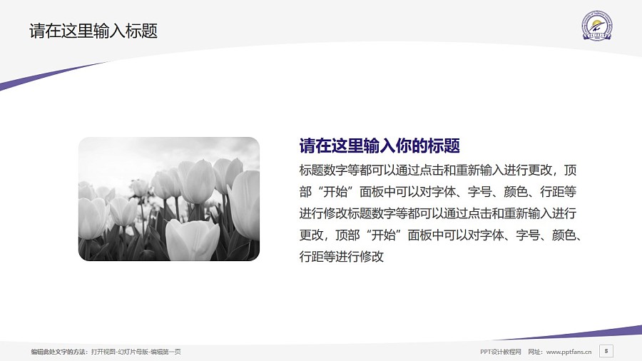 遼寧中醫藥大學PPT模板下載_幻燈片預覽圖5