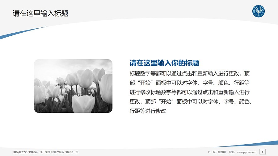 湖南电子科技职业学院PPT模板下载_幻灯片预览图5