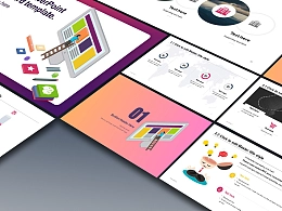 可爱时尚风格项目汇报PPT模板下载