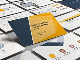 简约商务风格项目汇报 PPT模板下载