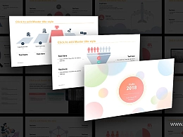 夏日气泡可爱清新风校园相关 PPT模板下载