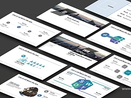 全景都市简约商务风年度总结 PPT模板下载