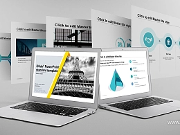 巴黎铁塔简约时尚风 优秀iSlidePPT模板下载