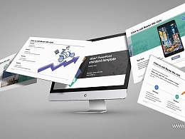 团队合作简约商务风目标规划 PPT模板下载