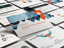 蓝色建筑简约商务风推销推广 PPT模板下载