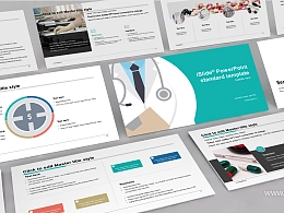 抗疫第一线公益宣传演讲 PPT模板下载