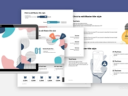 时尚简约气泡通用PPT模板下载