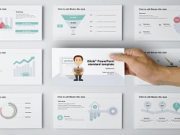 简约商务工作汇报简历模板下载