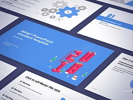 贺新年立体节日风通用PPT模板下载