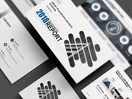 蓝灰简约个人简历总结商务PPT模板下载