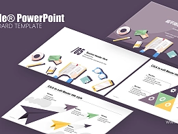 读书分享会简约手绘风PPT模板下载