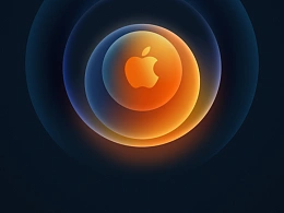 PPT＂射线渐变＂功能的妙用：还原苹果海报