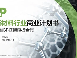 新材料行业商业计划书PPT模板-150页全套Business Plan标准框架合集PPT模板